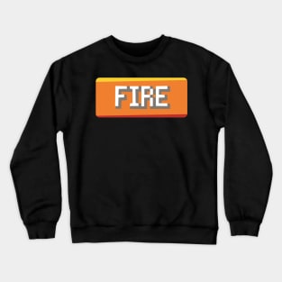 Fire Type Crewneck Sweatshirt